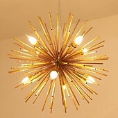 cheap Chandeliers-LED Pendant Light Crystal Chandelier 9-Light Firework Modern Sputnik Chandelier Pendant Light Fixture for living room Dining Room and Bedroom