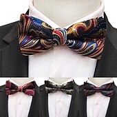 baratos Gravatas e Laços Borboleta para Homem-Homens Gravata Borboleta Festa Trabalho Jacquard Formal Festa