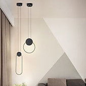 economico Luci Isola cucina-luce a sospensione a led luce isola moderna lampada da comodino rotondo quadrato rettangolo stile metallo geometrico minimalista finiture verniciate contemporaneo 110-120v 220-240v