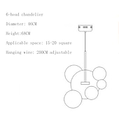 economico Luci a sospensione-lampada a sospensione 30 cm design unico alluminio led stile nordico 110-240 v
