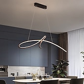 ieftine Lumini insulare-pandantiv cu LED lumina modernă a insulei include versiune reglabilă 95cm candelabru cu design unic, finisaje din aluminiu vopsite artistic 110-120v 220-240v