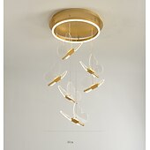 economico Luci Isola cucina-lampada a sospensione a led 35 cm lampada a sospensione a design singolo in acrilico stile nordico a led 110-240 v