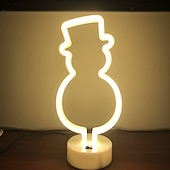 preiswerte Neon-LED-Beleuchtung-Flamingo Kokosnussbaum Engel Dekorations Beleuchtung 3D Nachtlicht Kinderzimmer Nachtlicht Nächtliche Beleuchtung lieblich Geburtstag Mit USB-Anschluss ON / OFF Ramadan Festival Neujahr AAA-Batterien
