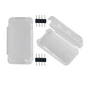 cheap LED Accessories-LED Light Strip Connector Waterproof Fixing Clip 4 Pin RGB Needle Male Type Waterproof Box Light Bar Accessory Box is Suitable for Fixing RGB 4Bin Connector Line