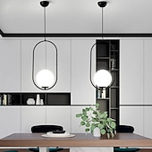 economico Luci Isola cucina-lampada a sospensione led 20 cm lanterna desgin lampada a sospensione metallo finiture verniciate led 220-240v
