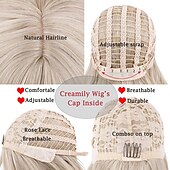 economico parrucca più vecchia-parrucca diritta parrucche bob corte con frangia d&#039;aria parrucca delle donne lunghezza della spalla parrucca cosplay sintetica diritta parrucca bob pastello per ragazza parrucche costume misto colore