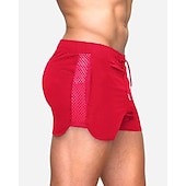 economico Pantaloni corti da corsa-Per uomo Pantaloncini da corsa Pantaloncini Running Pantaloncini da palestra Maratona Pantaloncini un terzo Mutandine Ranger Pantaloni Sportivo Autunno Elastene Traspirante Asciugatura rapida