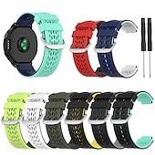 זול רצועות שעונים של Garmin-צפו בנד ל גרמין Approach S2 / S4 סיליקוןריצה תַחֲלִיף רצועה נושם רצועת ספורט אבזם קלאסי צמיד