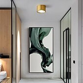 voordelige Inbouw- &amp; semi-inbouwmontage-led mini plafondlamp veranda licht modern nordic goud gang licht gangpad licht 6/8/10 cm inbouw verlichting koperen plafondlamp metalen ingang mudroom eetkamer keuken slaapkamer woonkamer lamp