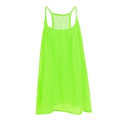billige Sundresses-Dame Mini kjole Kjole med stropper Fritid Normal Ren farge Ermeløs lysende grønne Svart Hvit Oransje Sommer Vår