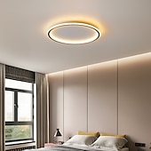 tanie Mocowania podtynkowe i częściowo podtynkowe-Lampa sufitowa LED 40/50 cm Okrąg Oświetlenie do montażu podtynkowego Miedź Metal Podstawowy Mosiądz LED Styl skandynawski 220-240 V.