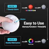 رخيصةأون أضواء تحت الماء-ضوء خارجي 1x 2x 6x ip68 مقاوم للماء rgb led للسباحة مصباح كروي عائم rgb حديقة المنزل ktv بار حفل زفاف ديكور عطلة الصيف الإضاءة