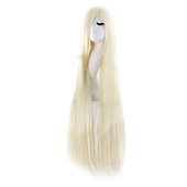 cheap Party Wigs-40 100cm Anime Costume Long Straight Cosplay Wig Party Wig Carnival Cosplay Party Wigs