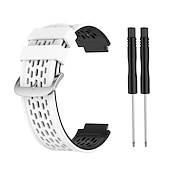 זול רצועות שעונים של Garmin-צפו בנד ל גרמין Approach S2 / S4 סיליקוןריצה תַחֲלִיף רצועה נושם רצועת ספורט אבזם קלאסי צמיד