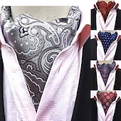 abordables Corbata y pajaritas de hombre-Hombre Corbatas Pañuelo Trabajo A Rayas