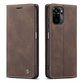cheap Other Phone Case-Xiaomi Full Body Case Leather Wallet Card Redmi K30S redmi k30 pro Mi 11 Lite Note 10 Pro Max Wallet Card Holder Flip Solid Colored PU Leather TPU