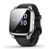 Χαμηλού Κόστους Smartwatch Θήκη-suoman 3-pack για θήκη garmin venu sq, προστατευτική θήκη κάλυψης προφυλακτήρα tpu bumper για κάλυψη μουσικής venu sq / smartwatch venu sq - μαύρο + ασημί + διαυγές