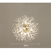 tanie Żyrandole-Wisiorek led light kryształowy żyrandol dmuchawiec projekt 9-light fajerwerki nowoczesny żyrandol sputnik wisiorek oprawa oświetleniowa do sypialni salon jadalnia