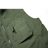 economico Gilet da Pesca per Uomo-Per uomo Gilet da pesca Gilet tattico militare Gilet / gilet da escursionismo Senza maniche Gilet / Gilet Giacca Superiore Esterno Traspirante Asciugatura rapida Leggero Multi Pocket Estate Elastene