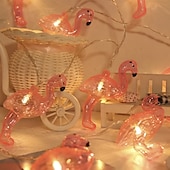 levne USB String světla-3m 1,5m flamingo string lights bateriový nebo usb provoz pohádkový string světla svatba dovolená dětský pokoj domácí dekorace