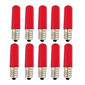 preiswerte LED-Globusbirnen-LED Globus Glühbirnen 10 Stück 1,5 W 80 lm E14 T22 2 LED Perlen integrieren LED dekorative weiß rot blau