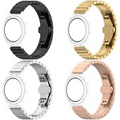 economico Cinturini per orologi Samsung-Cinturino per orologio  per Samsung Watch 3 45mm, Galaxy Wacth 46mm, Gear S3 Classic / Frontier, Gear 2 Neo Live Acciaio inossidabile Sostituzione Cinghia 22mm Lavoro Chiusura classica Polsino