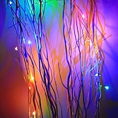 cheap Battery String Lights-30 PCS 12PCS 6PCS Fairy Lights Battery Operated (Included) 600LED 240LED 120LED Mini String Lights Waterproof Copper Wire Firefly Starry Lights for Halloween Party Christmas Festivals Decorations