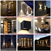 economico applique da esterno-All&#039;aperto Pretezione per occhi LED Illuminazione esterna da parete Camera da letto All&#039;aperto Alluminio Luce a muro IP65 85-265V 5-6 W