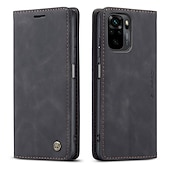 cheap Other Phone Case-Xiaomi Full Body Case Leather Wallet Card Redmi K30S redmi k30 pro Mi 11 Lite Note 10 Pro Max Wallet Card Holder Flip Solid Colored PU Leather TPU