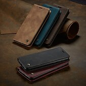 cheap Other Phone Case-Xiaomi Full Body Case Leather Wallet Card Redmi K30S redmi k30 pro Mi 11 Lite Note 10 Pro Max Wallet Card Holder Flip Solid Colored PU Leather TPU