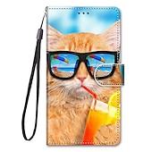 ieftine Carcase iPhone-Carcasă pentru telefon pentru iPhone 16e iPhone 16 iPhone 15 Pro Max Plus iPhone 14 13 12 11 Pro Max Mini SE X XR XS Max 8 7 Plus Carcasă portofel flip cu suport holder cartoon TPU PU piele