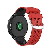 זול רצועות שעונים של Garmin-צפו בנד ל גרמין Approach S2 / S4 סיליקוןריצה תַחֲלִיף רצועה נושם רצועת ספורט אבזם קלאסי צמיד