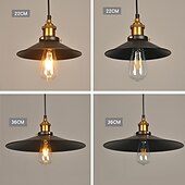 economico Luci Isola cucina-lampada a sospensione a led 22 cm lampada a sospensione design unico in metallo finiture verniciate stile nordico tradizionale / classico 110-240 v