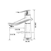 economico Classici-Rubinetto per lavabo da bagno - rubinetti per vasca da bagno monoforo monocomando monocomando elettrolitico classico