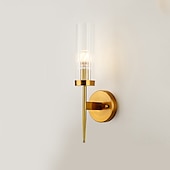 cheap Indoor Wall Lights-Lightinthebox LED Wall Light Matte Modern Nordic Gold Glass Wall Sconces Bedroom Dining Room Iron Wall Light 110-120V 220-240V