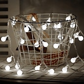 economico Plug in elettrico-globo luci della stringa 10m 100 led mini palla fata luce all&#039;aperto decorazione di cerimonia nuziale luci impermeabile per interni esterni camera da letto festa giardino albero di natale decor plug