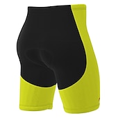 billiga Shorts, tights och byxor för män-Herr Cykelvägshorts Cykelshorts Vadderade cykelbyxor Cykel Shorts Byxor Bergscykling Vägcykling sporter Lappverk Självlysande 3D Tablett Cykel Andningsfunktion Snabb tork Gul Röd Polyester Elastan