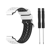 זול רצועות שעונים של Garmin-צפו בנד ל גרמין Approach S2 / S4 סיליקוןריצה תַחֲלִיף רצועה נושם רצועת ספורט אבזם קלאסי צמיד