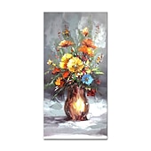 preiswerte Blumen-/Botanische Gemälde-Ölgemälde handgemachte handgemalte Wandkunst abstrakte Stillleben schöne Blume Bonsai Wohnkultur Dekor gerollte Leinwand kein Rahmen ungedehnt
