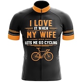 billiga Tröjor för män-Herr Cykeltröja Kortärmad Cykel Tröja Överdelar med 3 bakfickor Bergscykling Vägcykling Andningsfunktion Snabb tork Fuktabsorberande Mjuk Vit Polyester sporter Kläder