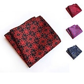 Недорогие Мужские галстуки и бабочки-Муж. Галстуки Карманные Площади Для офиса Полоски