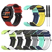 זול רצועות שעונים של Garmin-צפו בנד ל גרמין Approach S2 / S4 סיליקוןריצה תַחֲלִיף רצועה נושם רצועת ספורט אבזם קלאסי צמיד