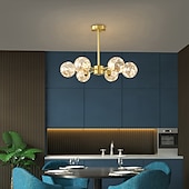 voordelige Kroonluchters-led hanglamp kroonluchter goud modern globe design 6/8/12 heads koperen globe messing 110-120v 220-240v