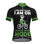 voordelige Heren shirts-21Grams Voor heren Wielrenshirt Korte mouw Fietsen Kleding Bovenlichaam met 3 achterzakken Bergracen Wegwielrennen Ademend Zacht Sneldrogend Achterzak Zwart Wit Geel Regenboog Polyester Sport Kleding