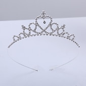 cheap Accessories-Frozen Fairytale Princess Elsa Crown Crystal tiara Cosplay Movie Cosplay for Girls&#039; Kid&#039;s Carnival Masquerade