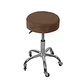 cheap Dining Chair Cover-Round Bar Stool Covers Velvet Stretch Dining Chair Seat Slipcover Cushion Slipcover Elastic Soft and Washable for Wedding Party Wedding
