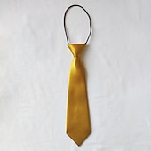 cheap Kids&#039; Ties &amp; Bows-Kids Baby Boys&#039; Party Factory Wholesale Free Small Tie Pure Color Short Female Children Cute Decoration Casual Uniform Accessories Headgear