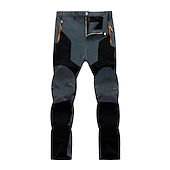 cheap Trousers &amp; Shorts-Men&#039;s Cargo Pants Hiking Pants Work Pants Trousers Safari Outdoor Pants Water Resistant Windproof Quick Dry Stretch 3 Zipper Pocket Elastic Waist Bottoms Black Khaki Army Green Climbing