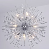 cheap Chandeliers-LED Pendant Light Crystal Chandelier 9-Light Firework Modern Sputnik Chandelier Pendant Light Fixture for living room Dining Room and Bedroom