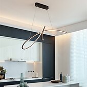ieftine Lumini insulare-pandantiv cu LED lumina modernă a insulei include versiune reglabilă 95cm candelabru cu design unic, finisaje din aluminiu vopsite artistic 110-120v 220-240v